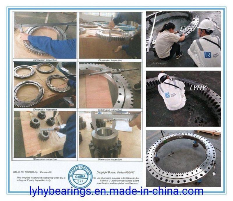 282.30.1300.013 (Type 110/1500.2) Flanged Slewing Ring Bearing with Internal Gear