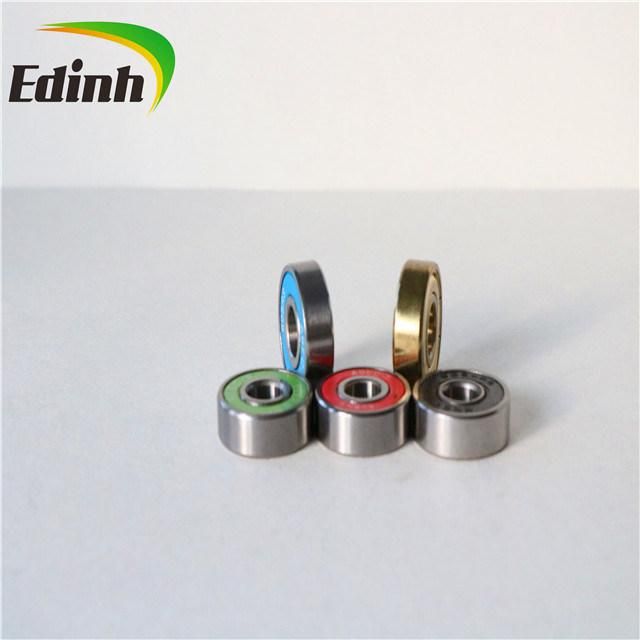 Yellow Green Blue Red White Black Different Color Seal 608RS Bearing for Skateboard