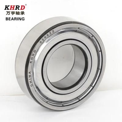 Machinery Parts 6001 Khrd Deep Groove Ball Bearing Single Row 6001zz 2RS Bearing with Size Chart
