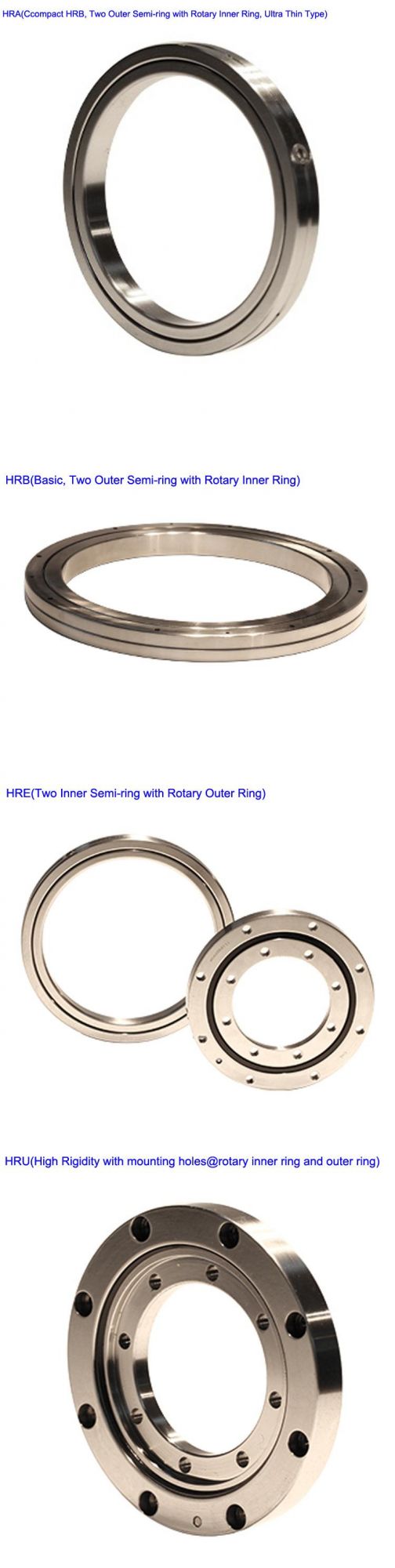 250mm Hre25030 Crossed Cylindrical Roller Bearing with Two Inner Semi Rings