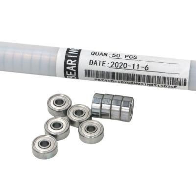 Chrome Steel Deep Groove Minitype Bearing 624 Zz 2RS RS Small Bearing 624
