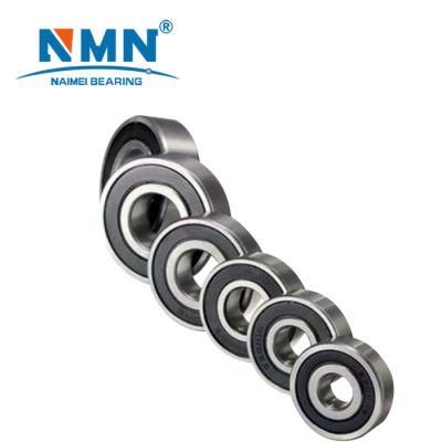 Double Rubber Seal 6010 2RS Size 50X80X16mm Deep Groove Ball Bearing