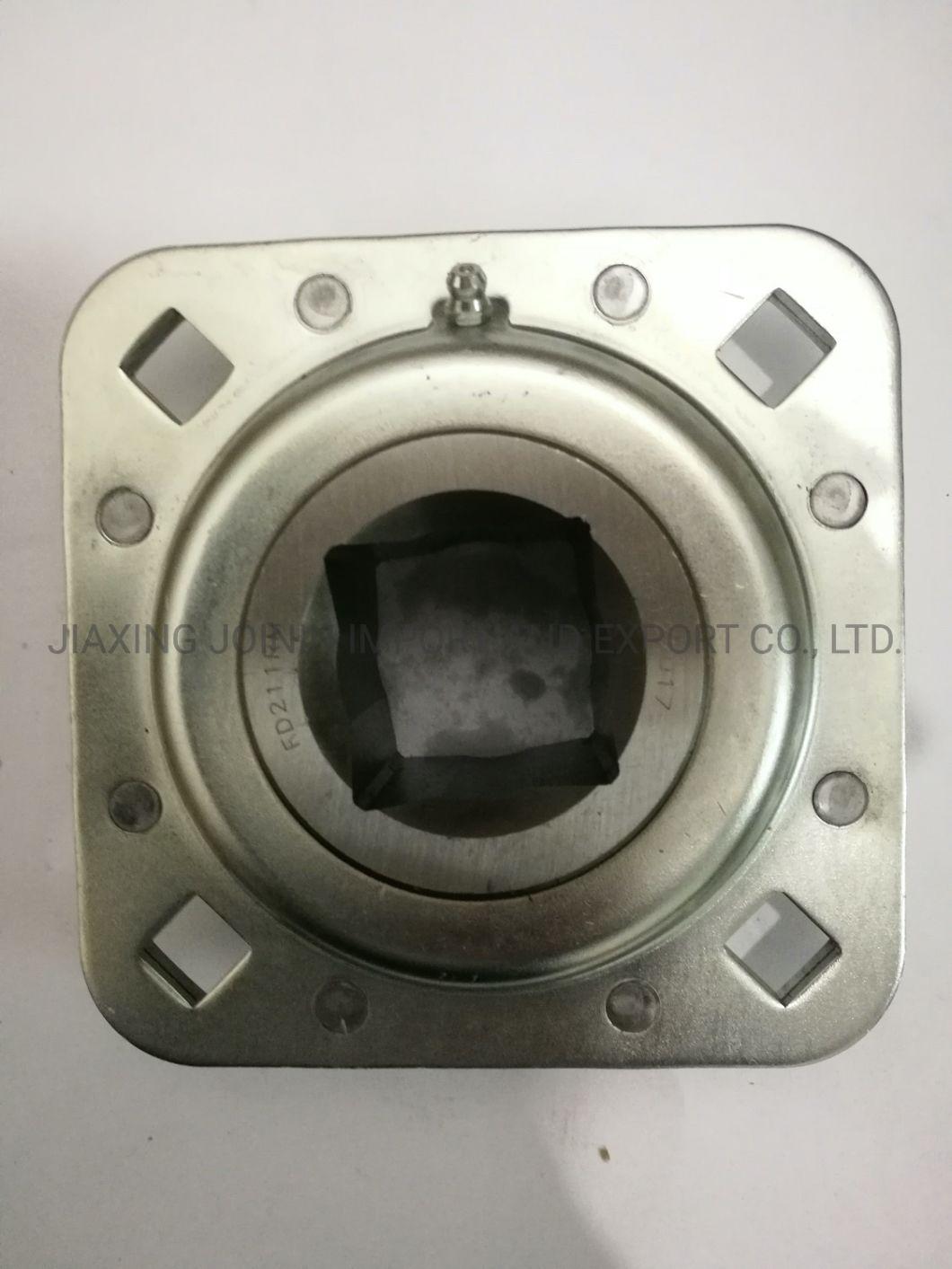 Fd209rk Fd209RM High Quality Agricultural Bearing with Stamping Housing Square Bore Heavy Duty Farm Machinery Bearing Housing