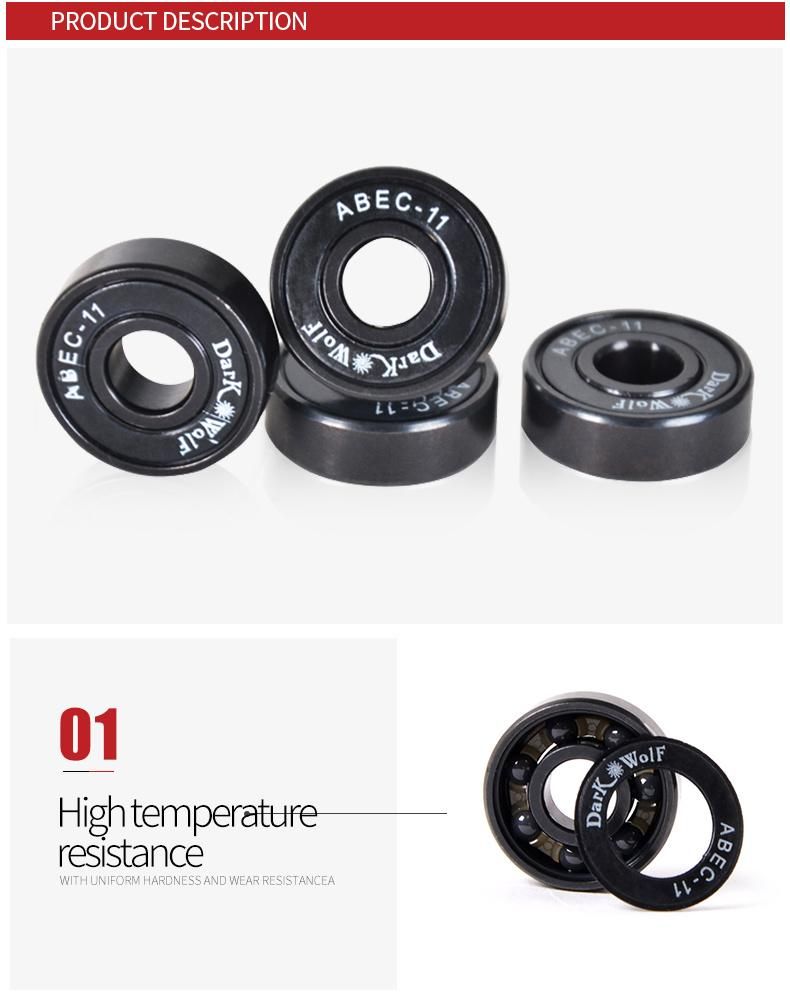 ABEC 7 Wholesale Cheap ABEC 11 Skate 608 Deep Grove Skateboard Roller Ball Bearings