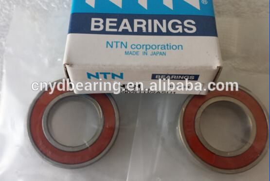 6204llu NTN Japan Red Rubber Seal Deep Groove Ball Bearing 20*47*14mm