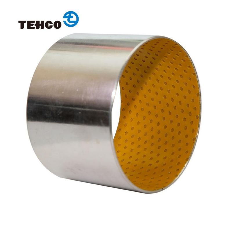 oilless self lubrication DX SF-2 P20 steel sintered bronze layer POM coating bushing 35X39X30