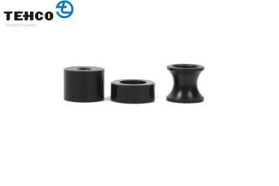 PA6 Nylon Black or White Processing Parts Plastic Shaft Sleeve/Flange/Washer Injection Mold Bushing Custom PP/PTFE/POM Material.