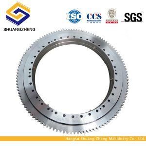 Single Row Crossed Roller Slewing Bearing with External Gear Is Used for Construction Products