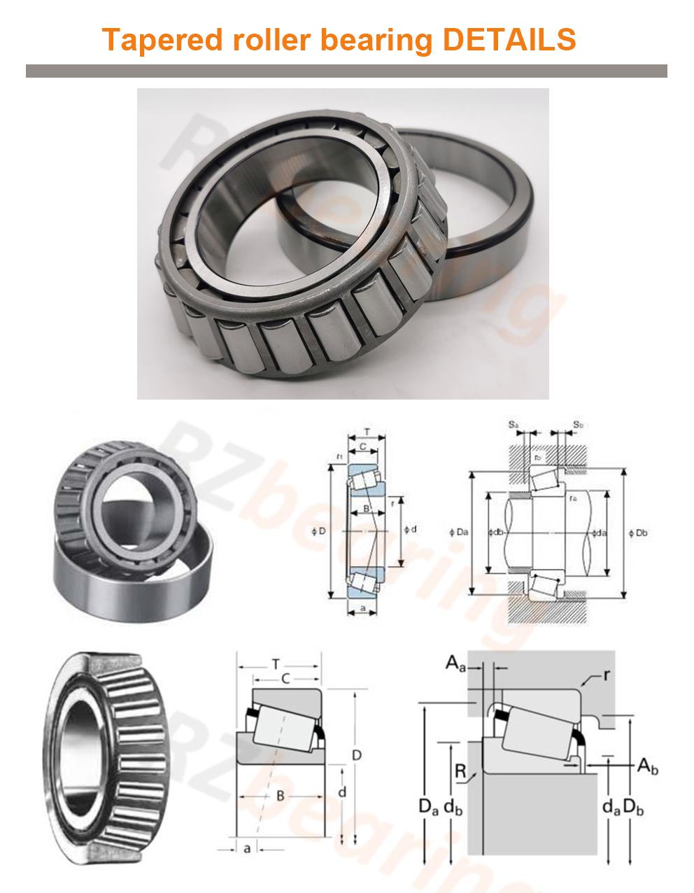 Bearing Deep Groove Ball Bearing Auto Parts Tapered Roller Bearing 32307 35*80*31 with High Precision