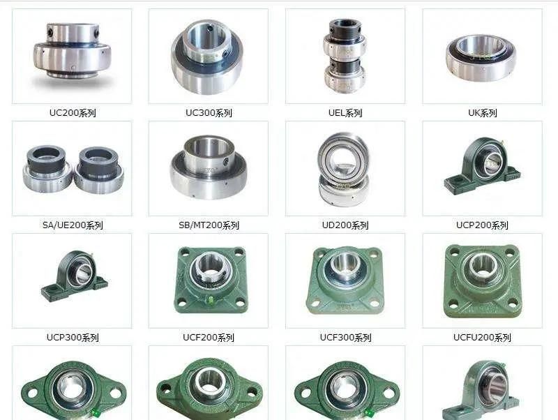 UC Insert Ball Bearing Pillow Block Bearing UC205 UC206 UC207-20 UC209 UC212 UC214 UC218