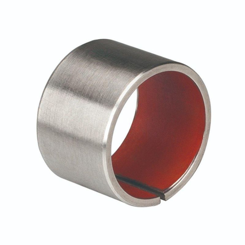 Self-lubricating Bushing Made of 316L Stainless Steel Base and PTFE of Good Corrosion Resistance for Dyeing and Ocean Machine.