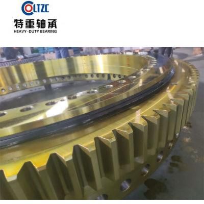Cross Cylindrical Roller Slewing Bearing with Outer Tooth, External Gear