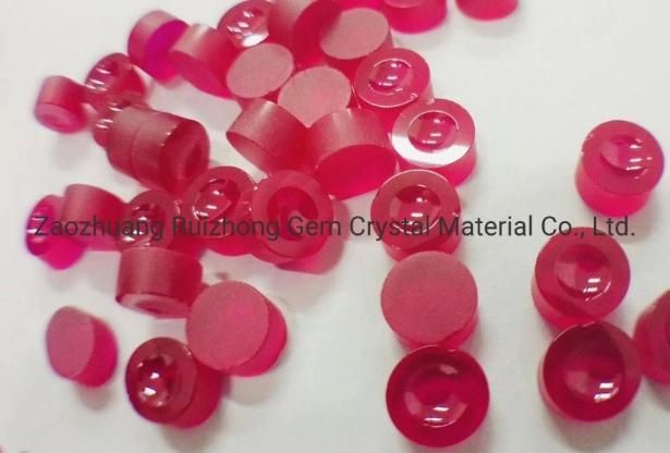 Artificial Ruby Jewel Bearing with Hole