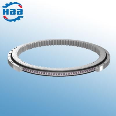 114.50.3550 3776mm Sing Row Crossed Cylindrical Roller Slewing Bearing with Internal Gea
