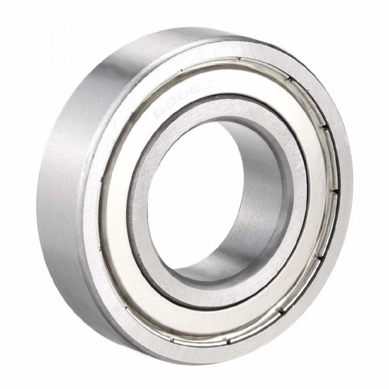 Stainless Steel Deep Groove Ball Bearing 6206 Zz with Dimension 30X62X16 mm for Trolley