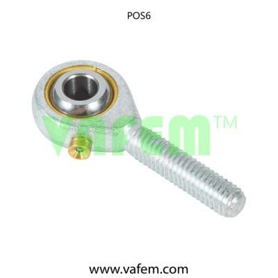 Spherical Plain Bearing/Rod End Bearing/Heavy-Duty Rod Ends POS6/Standard Rod Ends/Auto Bearing/China Factory
