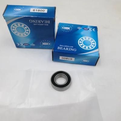 Chik Brand 61803 Motorcycle Parts of 6803 2RS Thin Section Steel Ball Bearings