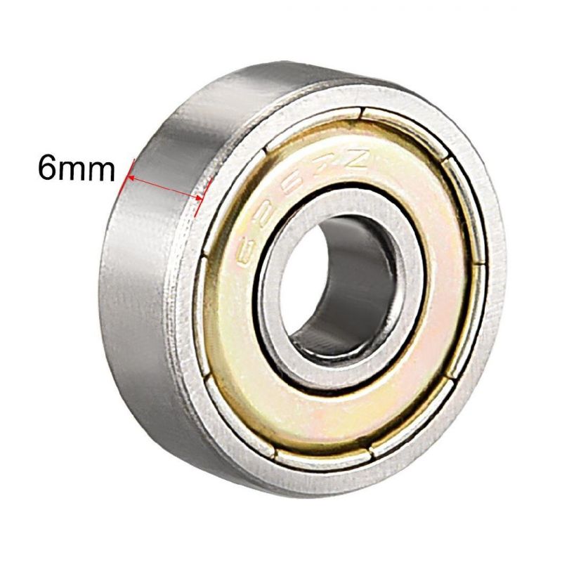 626zz Ball Bearing 6mm X 19mm X 6mm Double Shielded 626-2z Deep Groove Bearings Chrome Steel