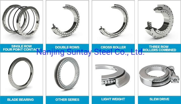 50mn/42CrMo Slewing Ball Bearing Ring Used for Rotation Crane, Excavator, Town Crane, Engineering Machines, Wind Solar