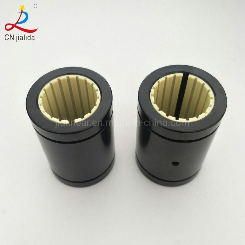 3D Printer Polymer Oiless Bearing Anodized Aluminum Adapter Plastic Linear Plain Bearing Lm10luu Lm12luu Lm16luu Lm20luu Lm25luu Lm30luu Lm40luu Lm50luu