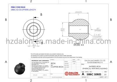 Sintered Iron Spherical with Ring Bushing