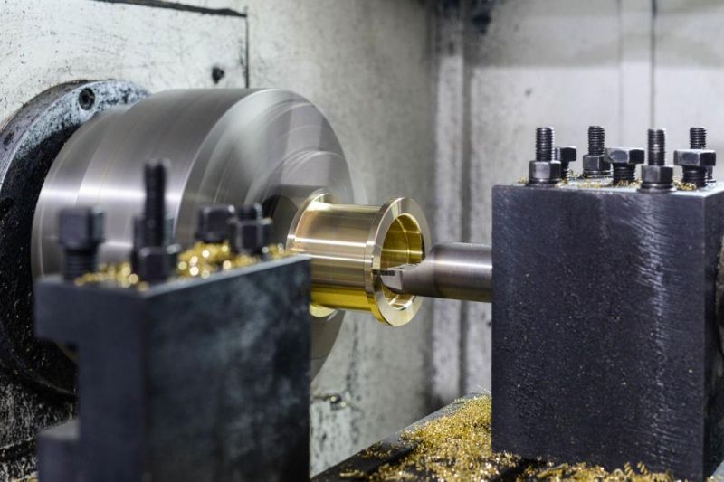 CNC Machined Precision Oil Groove Brass Bush