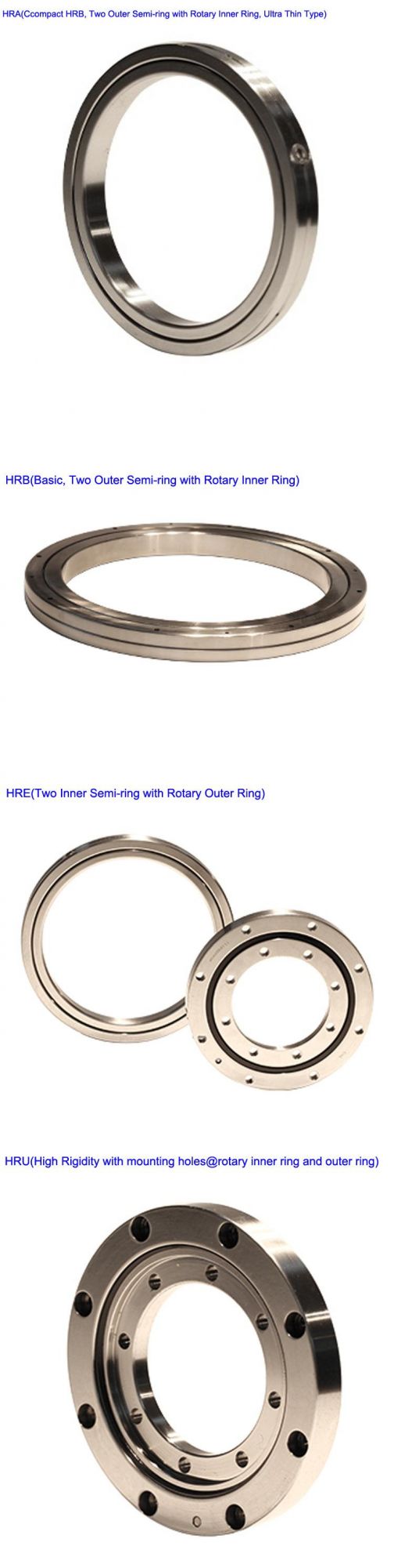 160mm Hra16013 Crossed Cylindrical Roller Bearing with Double Outer Semi Rings