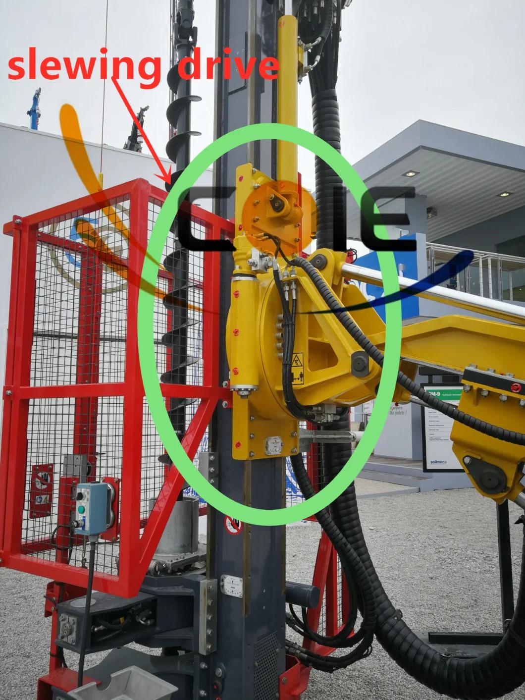 Heavy Load Dual Worm Slewing Drive, Slewing Bearing for Crane, Clean Road Equipment