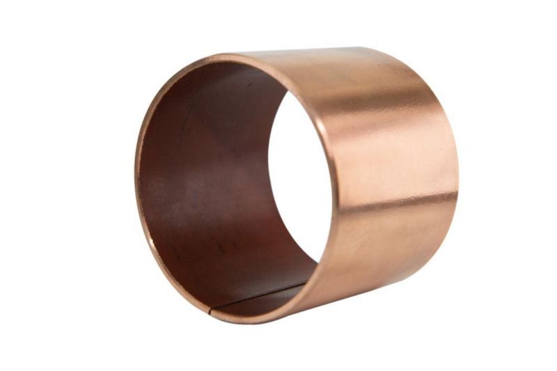 Bronze Base Self-lubricating Bushing with PTFE Oilless Bearing for Casting and Rolling Machinery DIN1494 Standard Custom Print Bushing.