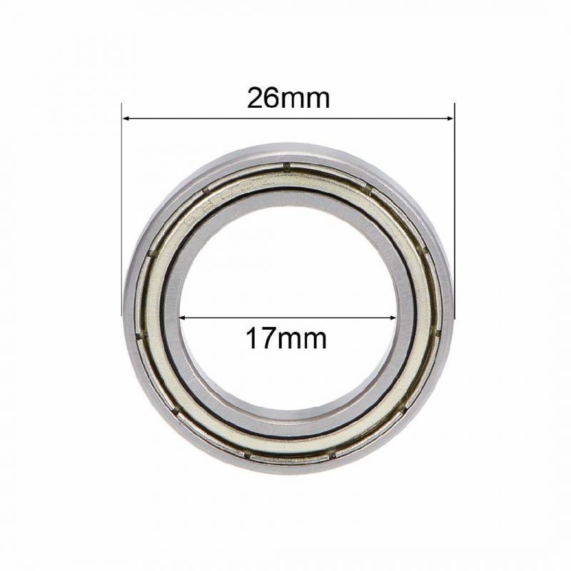 6803zz Deep Groove Ball Bearing Z2 17mm X 26mm X 5mm Double Shielded Chrome Steel