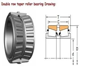 High Temperature Resistant/ Double Row Tapered Roller Bearing 197726 197728 197730