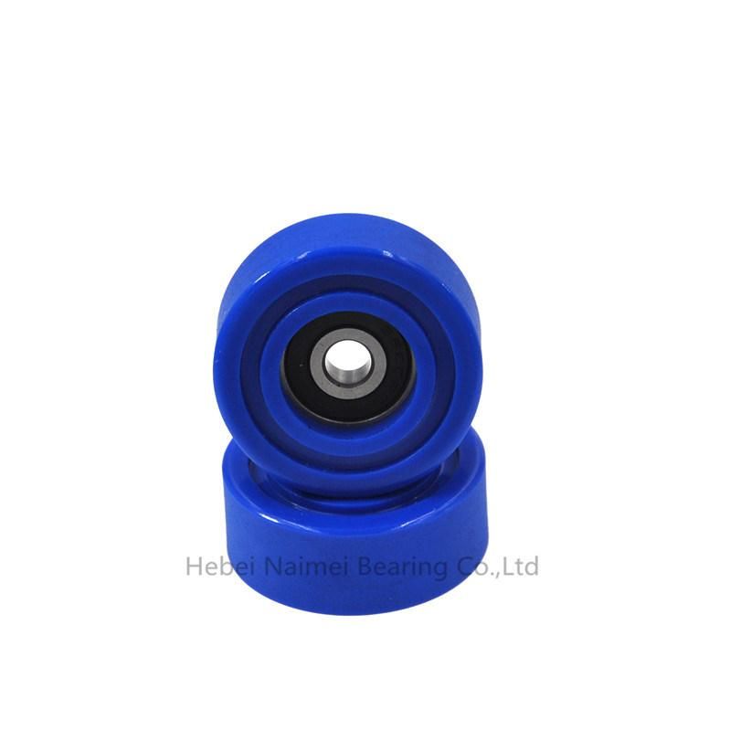 Pulley Hot Sale PU62635-14 Plastic Roller with 625-2RS Rubber Sealed Ball Bearing 14X6X35mm