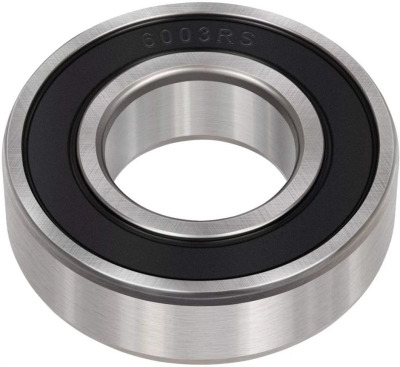 6003-RS (2RS) Seal Bearings 17X35X10mm, Steel and Double Rubber Seal, Deep Groove Ball Bearings