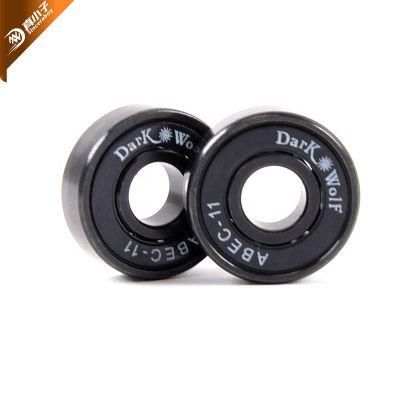 PRO ABEC 11 Nylon Ball Roller Retainer Black Ceramic Skate Skateboard Bearings