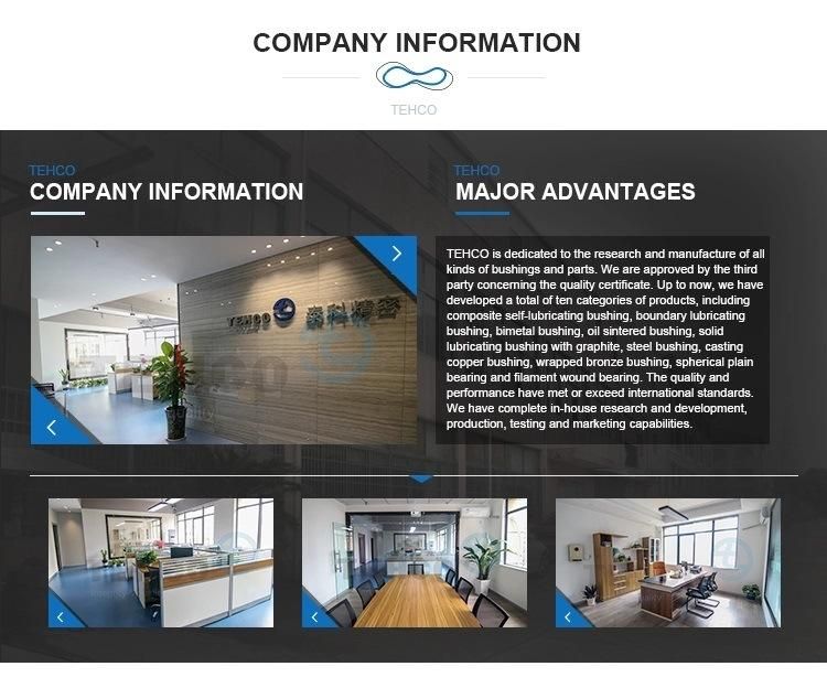 TCB500 Solid Lubricating Bearing With Copper Base by Strengthening Brass Casting Bearing Bush