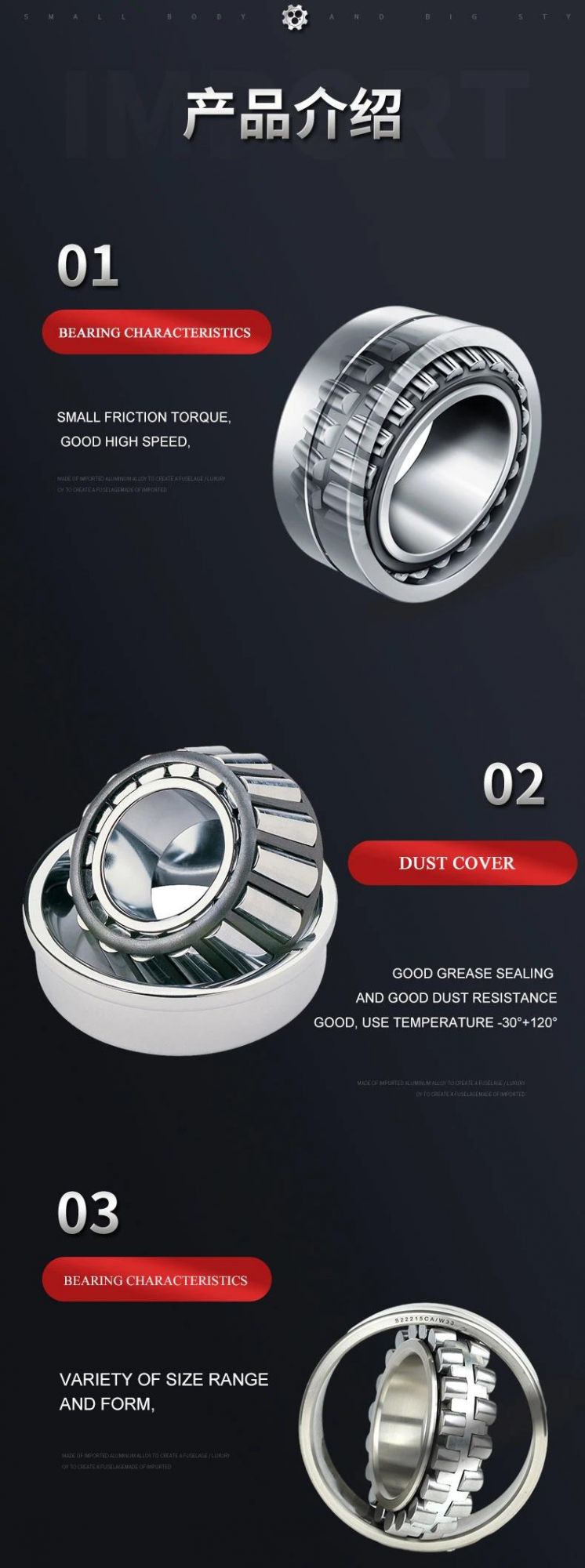 High Temperature Resistant Stainless Steel 6200 6201 6202 6203 6204 6205 Zz 2RS 606 2RS Deep Groove Ball Bearing