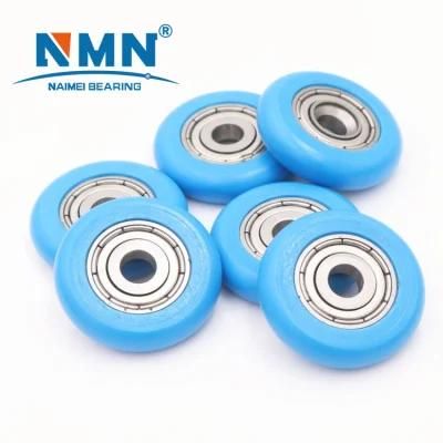 5*24*9mm Good Quality Small 625 U Shape Nylon Pulley for Sliding Door