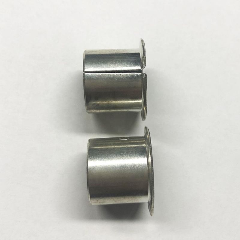 Steel Base Bronze PTFE Composite Flange Bearing Bushing