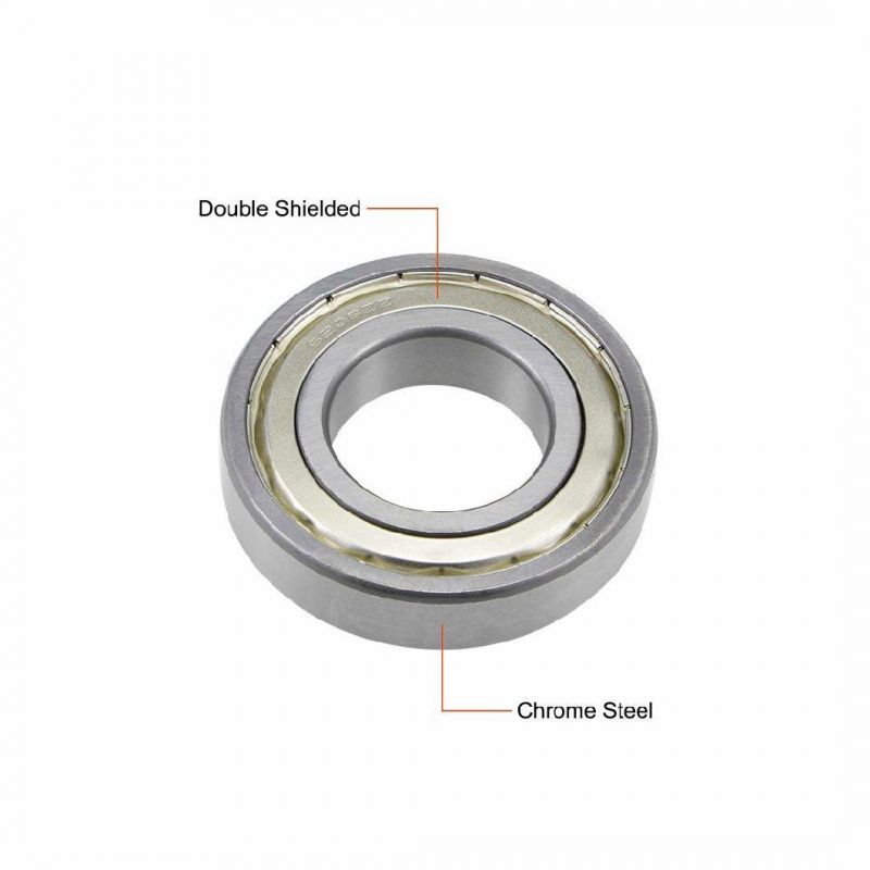 6208zz Deep Groove Ball Bearing 40X80X18mm Double Shielded ABEC-1 Bearings
