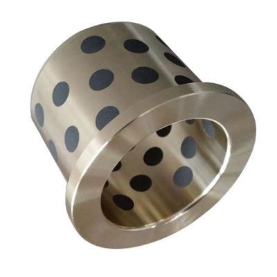 Cuzn25al5 Flange Bronze Bushing with Solid Lubricating Bearing Bush Bronze Bushing Oilless Bearing
