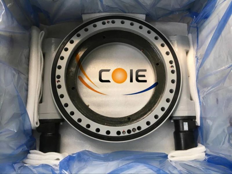 Heavy Load Dual Worm Slewing Drive Turntable Slewing Ring for Rotation Equipment