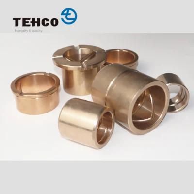 CNC Machining Casting Copper Alloy Bear Bushing of High Load Capacity and Tighter Tolerance Widely Used for Machine-tool.