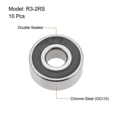 R3-2RS Bearing 3/16&quot;X1/2&quot;X0.196&quot; Inch Sealed Miniature