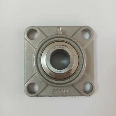 Stainless Steel Pillow Block Bearings Plummer Block Bearing Bolt Flange Casting Pillow Block Bearings Ssucf204 Ssuc204